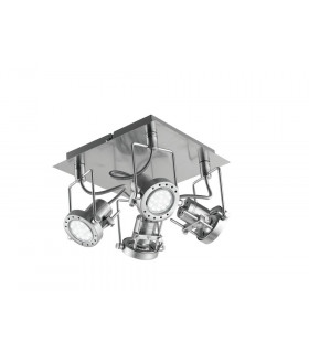 SPOT LED 4 Light Spotlight Clusters Nickel 400lm 2700K 25x25x16cm