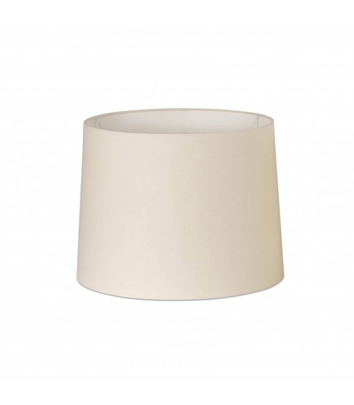 Round Table Lamp Beige Shade - 1