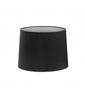 Round Table Lamp Black Shade - 1