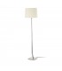 Round Floor Lamp White Shade - 2