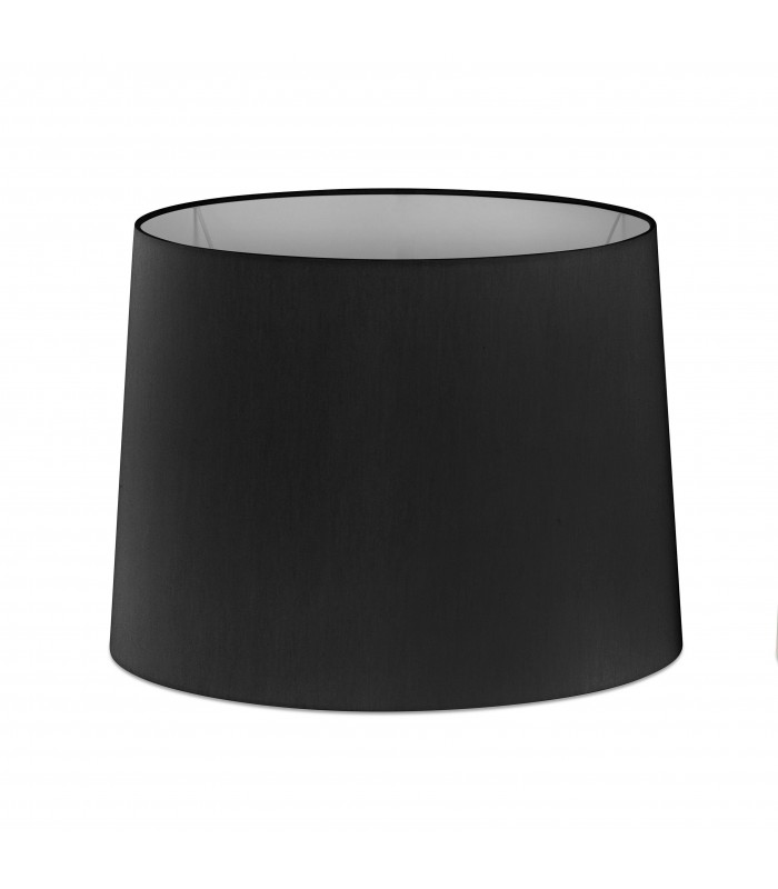 Round Floor Lamp Black Shade - 1