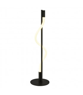 Serpent 1 Light LED Floor Lamp Black Acrylic 2700K-1