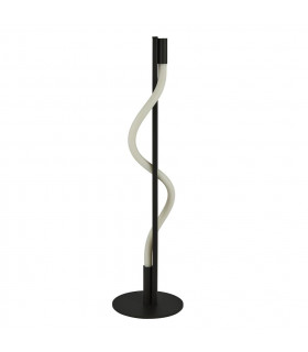 Serpent 1 Light LED Floor Lamp Black Acrylic 2700K-2