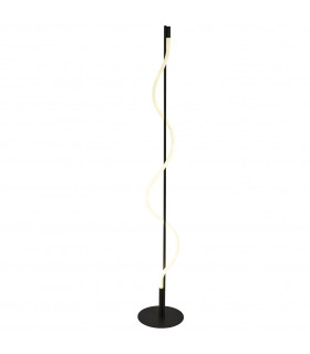 Serpent 1 Light LED Table Lamp Black Acrylic 2700K-1