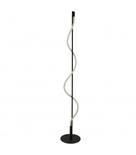 Serpent 1 Light LED Table Lamp Black Acrylic 2700K-2