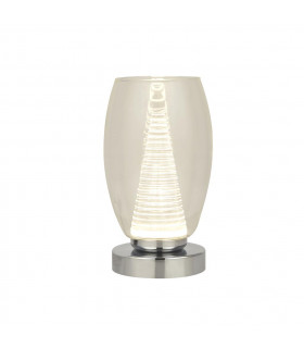 Cyclone 1 Light Table Lamp Clear Glass 3000K
