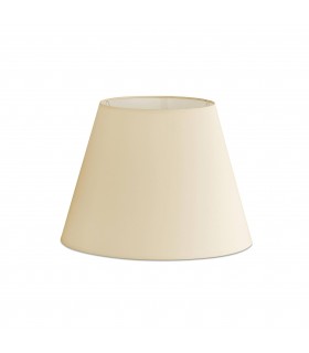 Table Lamp Beige Tapered Shade - 1