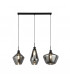Mia 3 Light Bar Pendant 3 Styles Of Smoked Glass-1