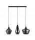 Mia 3 Light Bar Pendant 3 Styles Of Smoked Glass-2