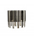 Rotunda 2 Light Wall Light Black Smoke Crystal-1
