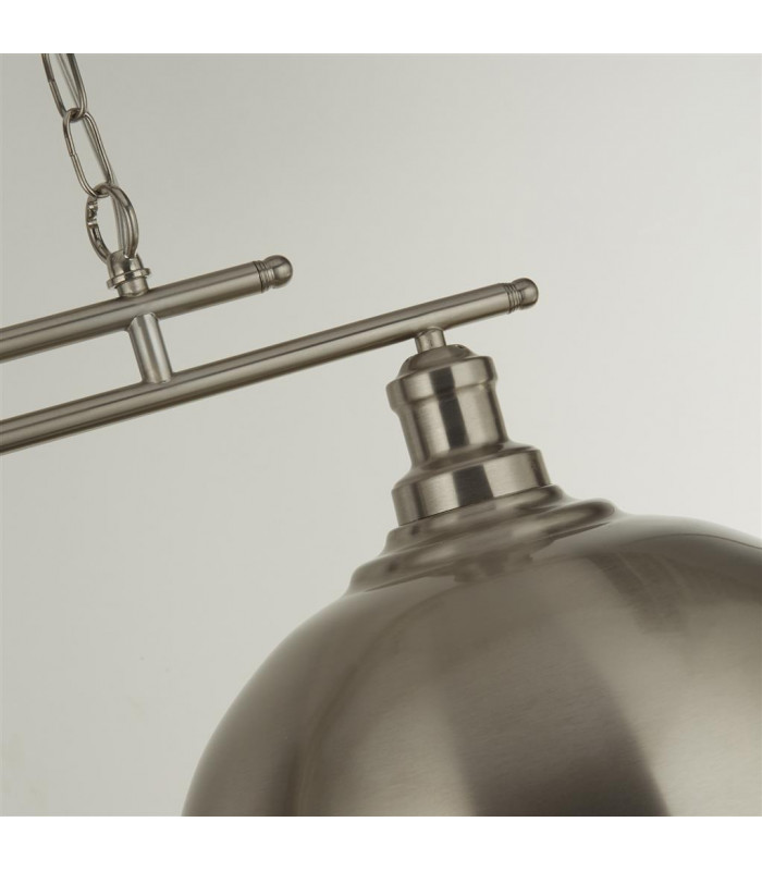 Fusion 2 Light Ceiling Bar Satin Silver Ss Shades-3