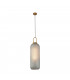 Pipette 1 Light Pendant Brass Acid Glass-1