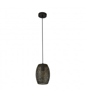Laser 1 Light Pendant Black And Gold-2
