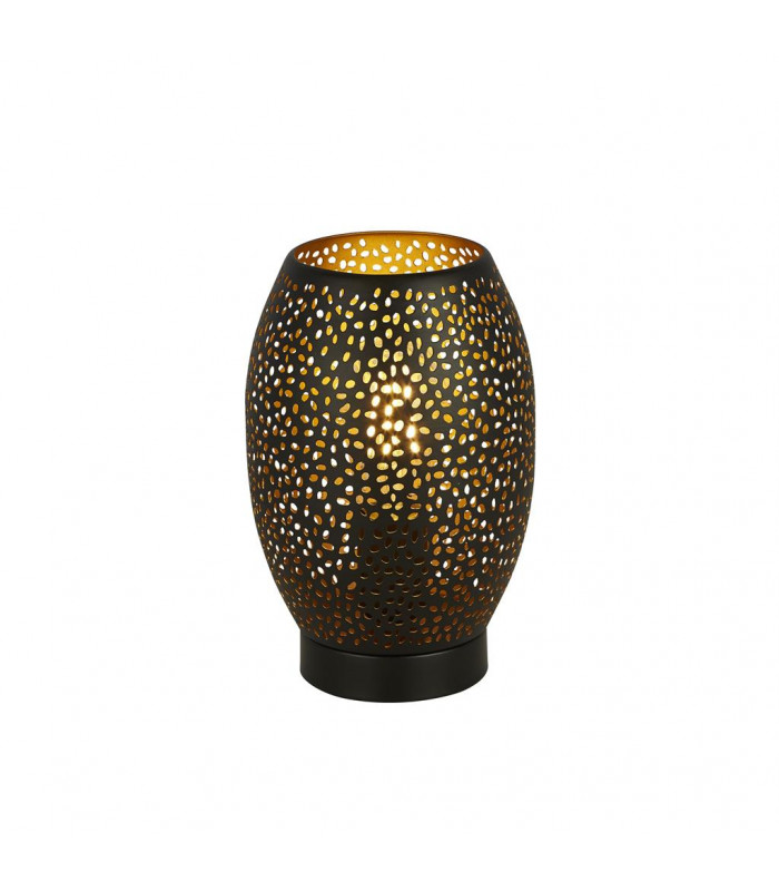 Laser 1 Light Table Lamp Black And Gold-1