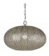 Fretwork 1 Light Pendant Shiny Nickel