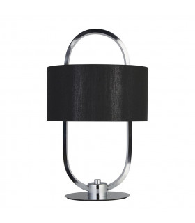 Madrid LED Table Lamp Black Shade 3000K-2