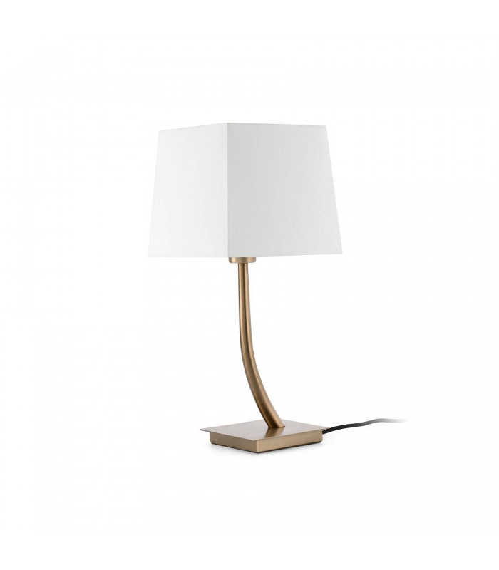 Square Table Lamp White Shade - 2