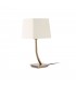 Square Table Lamp Beige Shade - 2