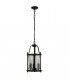 Bevelled Lanterns Lantern Grande 3 Light Black Clear Glass-2