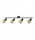 Dance Spirit 4 Light Bar Ceiling Light Sand Black-2