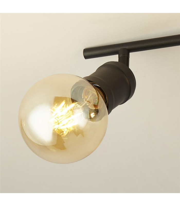Dance Spirit 4 Light Bar Ceiling Light Sand Black-3
