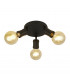 Dance 3 Light Round Ceiling Light Sand Black-1