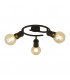 Dance 3 Light Round Ceiling Light Sand Black-1