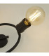 Dance 3 Light Round Ceiling Light Sand Black-2