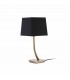 Square Table Lamp Black Shade - 2