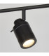 Samson 6 Light IP44 Bathroom Spot SplitBar Matt Black IP44-3
