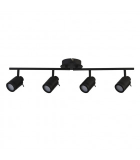 Samson 4 Light IP44 Bathroom Spot SplitBar Matt Black IP44-2