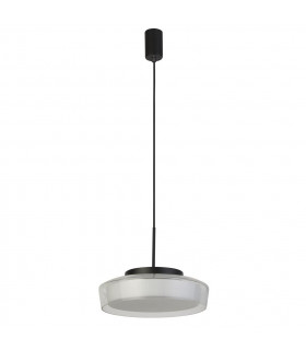 Puck 1 Light Bathroom Pendant Matt Black 3000K IP44-2