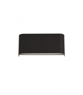 Match Box Wall Light LED 2 Light 10W Black Up/Downlight 3000K-2