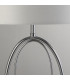 Loopy 1 Light Table Lamp Chrome White Shade-3