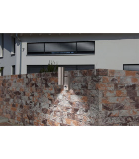 Coastal Marine Grade LED Outdoor&Porch Satin Silver (GU10Led)Wl 2 Light Stainless Steel Bulbsnotinc IP54