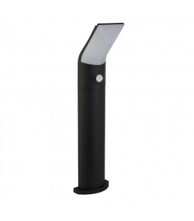 Copenhagen Outdoor 1 Light LED Post Pir Sensor Die Cast Opal Shade IP54 3000K-2