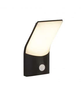 Copenhagen Outdoor 1 Light LED Wall Light Pir Sensor Die Cast Opal Shade IP54 3000K-1