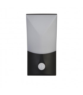 Copenhagen Outdoor 1 Light LED Wall Light Pir Sensor Die Cast Opal Shade IP54 3000K-2