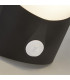 Copenhagen Outdoor 1 Light LED Wall Light Pir Sensor Die Cast Opal Shade IP54 3000K-3