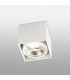 1 Light Square Surface Mounted Downlight White - 1