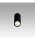 LED 1 Light Round Surface Mounted Downlight Black - 1