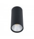 LED 1 Light Round Surface Mounted Downlight Black - 2