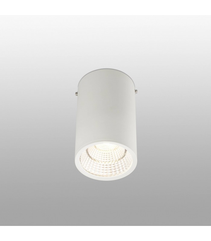 LED 1 Light Round Surface Mounted Downlight White - 1