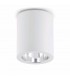 1 Light Round Surface Mounted Downlight White, E27 - 1
