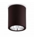 1 Light Round Surface Mounted Downlight Black, E27 - 1