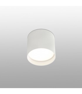 LED 1 Light Round Surface Mounted Downlight White - 1