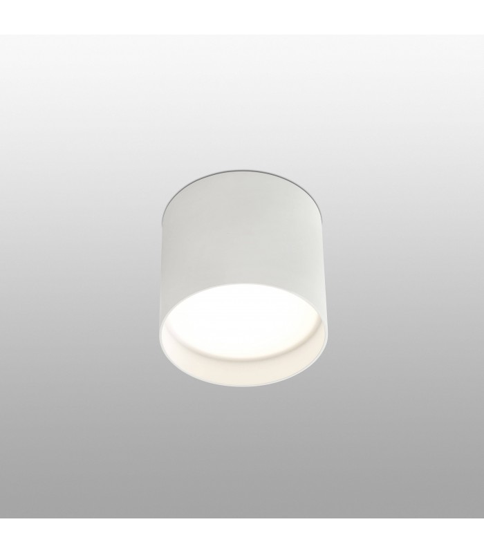 LED 1 Light Round Surface Mounted Downlight White - 1