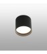 LED 1 Light Round Surface Mounted Downlight Black - 1