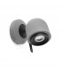 1 Light Indoor Adjustable Wall Spotlight Grey, GU10 - 1