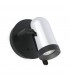 1 Light Indoor Adjustable Wall Spotlight Chrome, Black, GU10 - 1